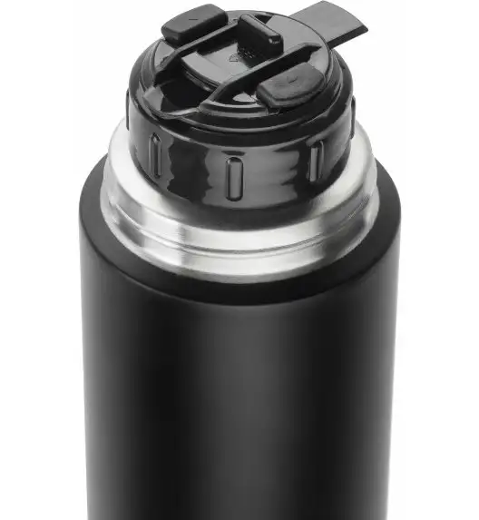 ZWILLING THERMO Termos z kubkiem 1l / czarny / stal nierdzewna