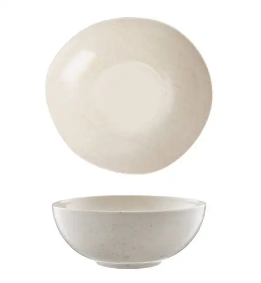 AMBITION ORGANIC Salaterka porcelanowa 17 cm / beżowa