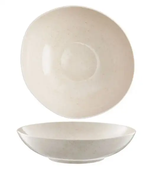 AMBITION ORGANIC Salaterka porcelanowa 22 cm / beżowa