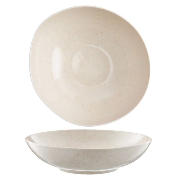 AMBITION ORGANIC Salaterka porcelanowa 22 cm / beżowa