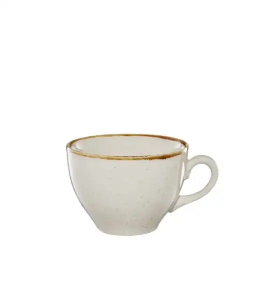 AMBITION CRAFT Serwis obiadowo-kawowy 72 el dla 12 osób / beżowa porcelana