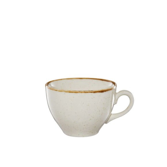 AMBITION CRAFT Serwis obiadowo-kawowy 72 el dla 12 osób / beżowa porcelana