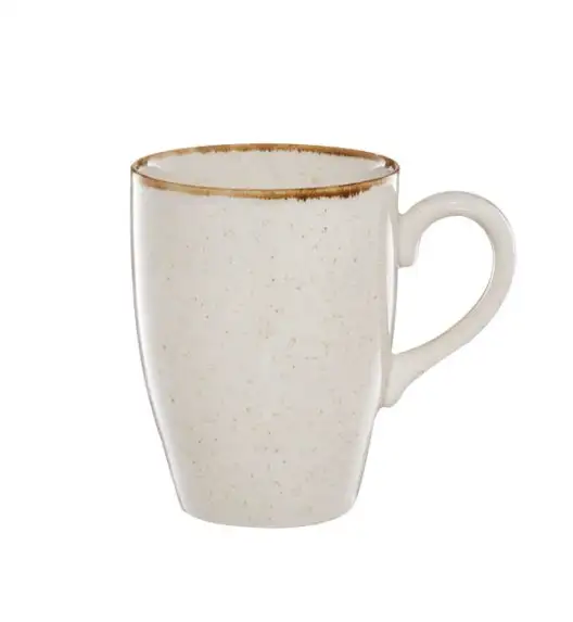 AMBITION CRAFT Serwis obiadowo-kawowy 72 el dla 12 osób / beżowa porcelana