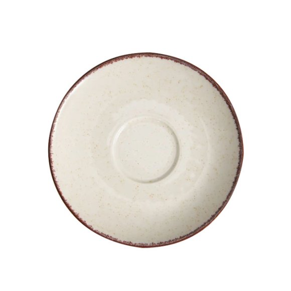 AMBITION CRAFT Serwis obiadowo-kawowy 72 el dla 12 osób / beżowa porcelana