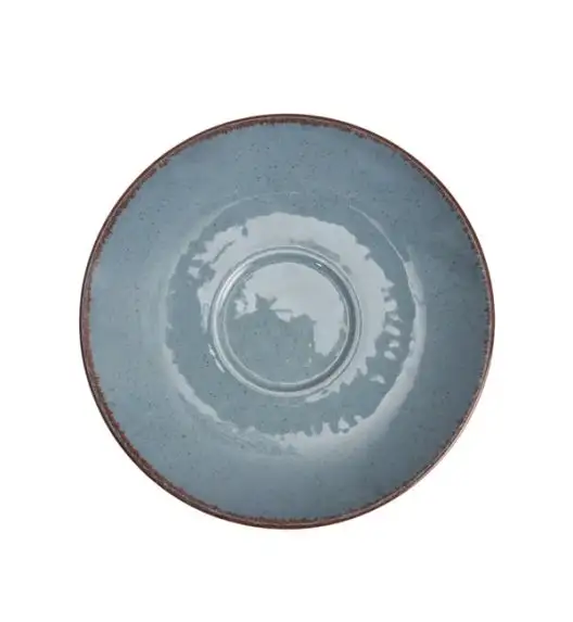AMBITION CRAFT Filiżanka porcelanowa 220 ml + spodek 14,5 cm / niebieska