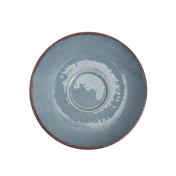 AMBITION CRAFT Filiżanka porcelanowa 220 ml + spodek 14,5 cm / niebieska