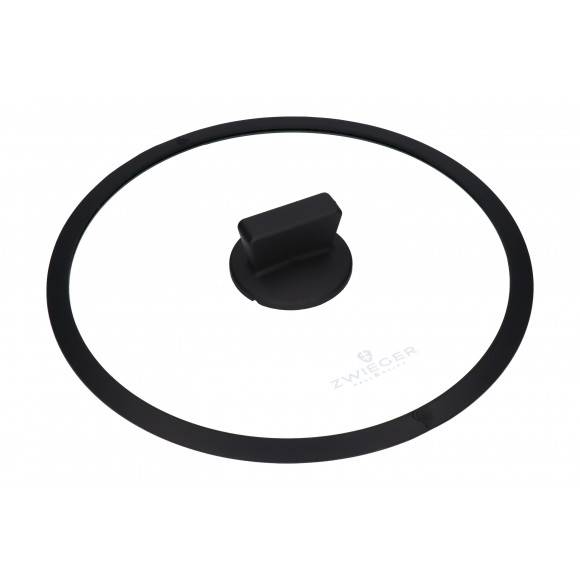 ZWIEGER Zestaw pokrywek silikonowych 24 + 28 cm / Szkło hartowane