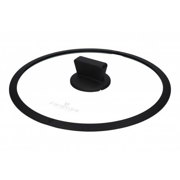 ZWIEGER Zestaw pokrywek silikonowych 24 + 28 cm / Szkło hartowane