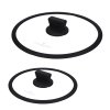 ZWIEGER Zestaw pokrywek silikonowych 24 + 28 cm / Szkło hartowane