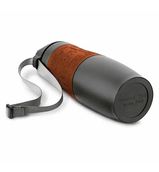 KonigHOFFER FRIZO Kubek termiczny 480 ml  / czarno-brązowy / stal nierdzewna