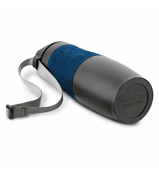 KonigHOFFER FRIZO Kubek termiczny 480 ml  / czarno-niebieski / stal nierdzewna