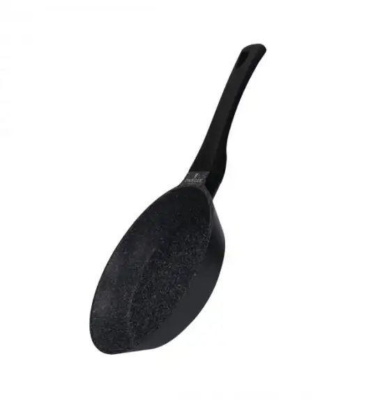 ZWIEGER BLACK STONE Komplet patelni uniwersalnych 24 + 28 cm + Pokrywki / GREBLON C3 GRANITE non-stick