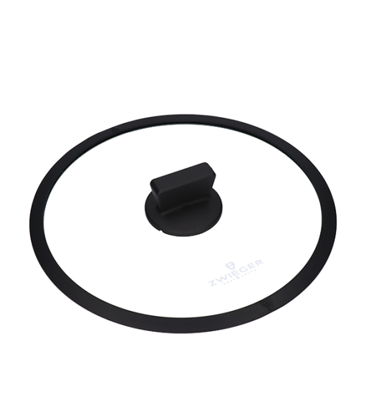 ZWIEGER BLACK STONE Komplet patelni uniwersalnych 24 + 28 cm + Pokrywki / GREBLON C3 GRANITE non-stick