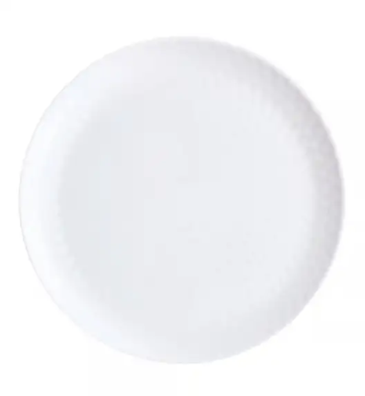 LUMINARC PAMPILLE Komplet obiadowy 18 el dla 6 os / biały / szkło hartowane
