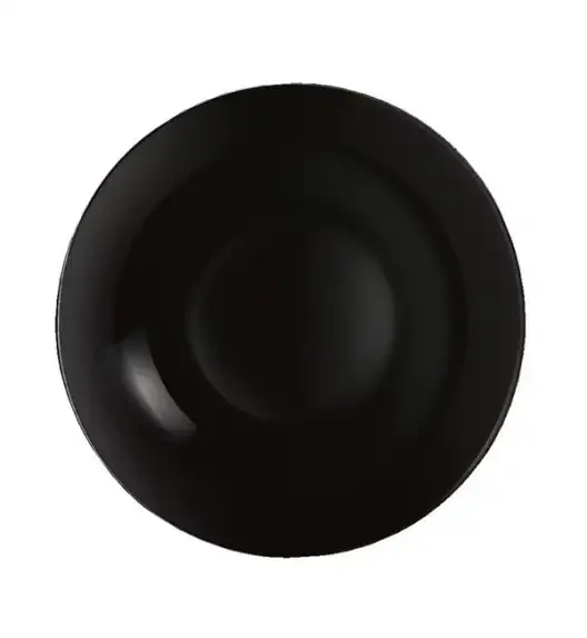 LUMINARC DIWALI BLACK Talerz głęboki 20 cm / szkło hartowane