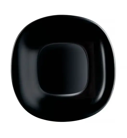 LUMINARC CARINE NEO BLACK Talerz deserowy 19 cm / szkło hartowane