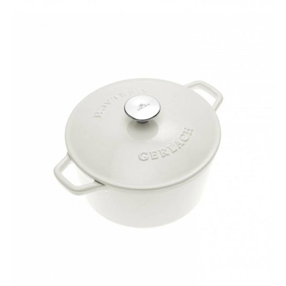 GERLACH NATUR IRON Garnek 3 L z pokrywką 21 cm / żeliwo