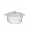 GERLACH NATUR IRON Garnek 5 L z pokrywką 26 cm / żeliwo
