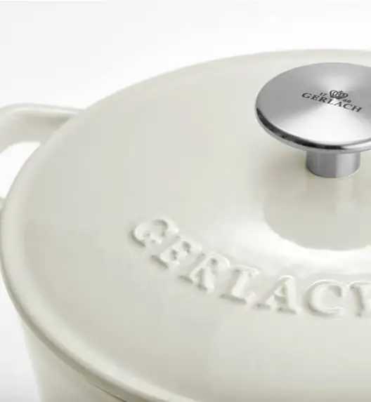 GERLACH NATUR IRON Garnek 5 L z pokrywką 26 cm / żeliwo