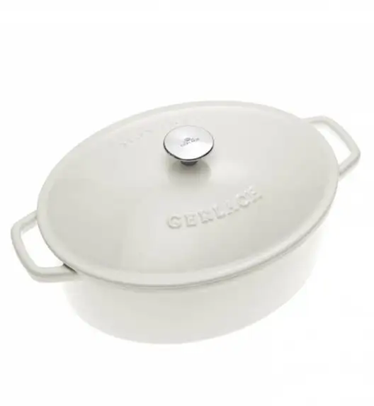 GERLACH NATUR IRON Komplet 2 garnków z pokrywkami + brytfanna 6 el / żeliwo