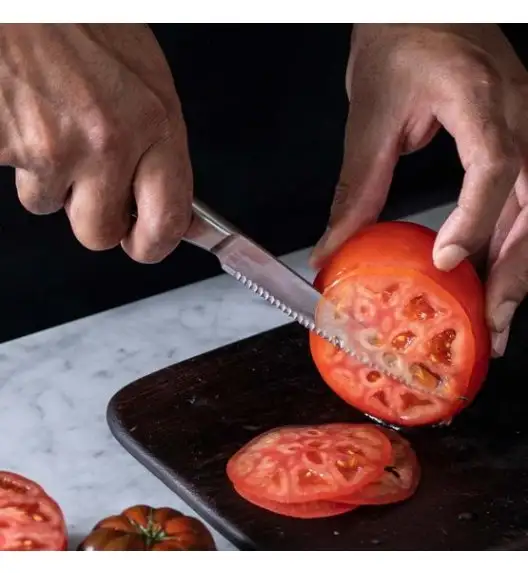FISKARS ALL STEEL 1062888 Nóż do pomidorów 12 cm | japońska stal nierdzewna | 58 HRC