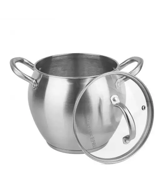 STARKE RUVIO Garnek + pokrywka 20 cm / 6,5 l / wysokiej jakości stal nierdzewna 18/10