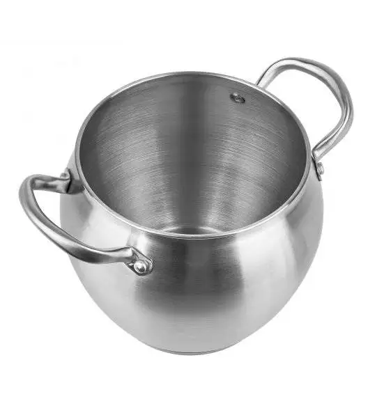 STARKE RUVIO Garnek + pokrywka 20 cm / 6,5 l / wysokiej jakości stal nierdzewna 18/10