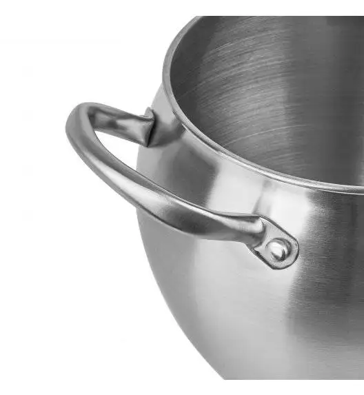 STARKE RUVIO Garnek + pokrywka 20 cm / 6,5 l / wysokiej jakości stal nierdzewna 18/10