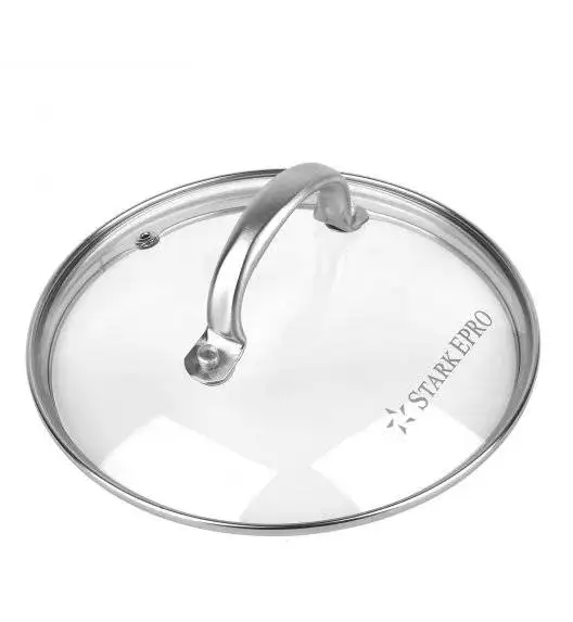 STARKE RUVIO Garnek + pokrywka 20 cm / 6,5 l / wysokiej jakości stal nierdzewna 18/10