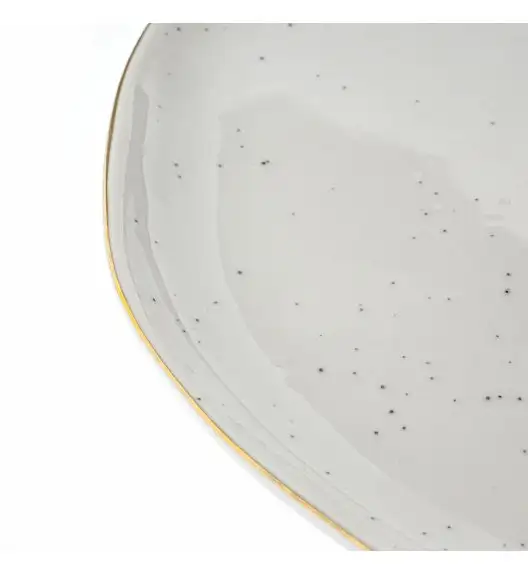 KonigHOFFER MAVI NORDIC Talerz deserowy 18 cm / porcelana z reaktywnym szkliwem