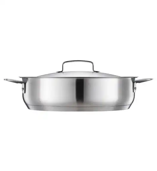 FISKARS ALL STEEL Komplet Garnków + patelnie 24, 26, 28 cm + wok + głęboka + szefa + brytfanna | stal nierdzewna | powłoka Ceratec™