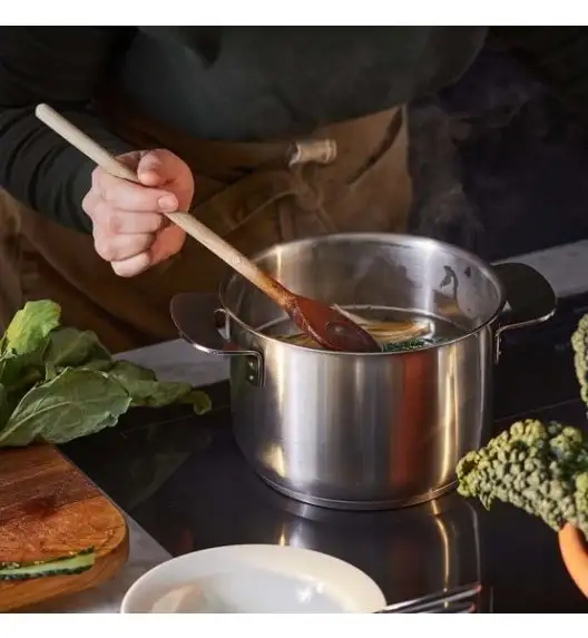 FISKARS ALL STEEL Komplet Garnków + patelnie 24, 26, 28 cm + wok + głęboka + szefa + brytfanna | stal nierdzewna | powłoka Ceratec™