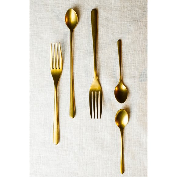 VERLO LUI GOLD Widelec przystawkowy LUZ / stal nierdzewna