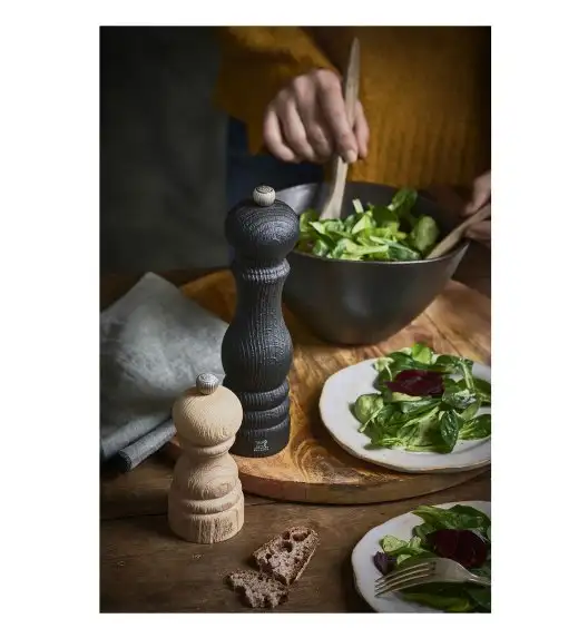 PEUGEOT PARIS NATURE Młynek do soli 12 cm / drewno bukowe