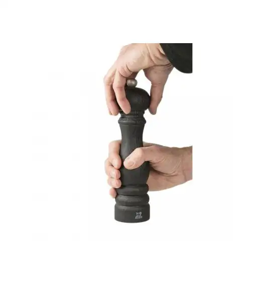 PEUGEOT PARIS NATURE BLACK Młynek do pieprzu 30 cm / drewno bukowe