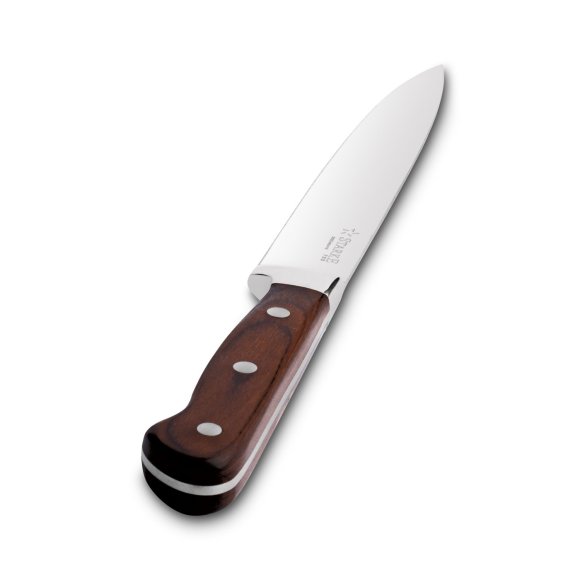 STARKE PRO SILVIA Nóż kuchenny 22 cm / uniwersalny / drewniana rękojeść