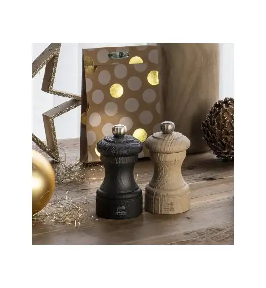 PEUGEOT BISTRO NATURE Młynek do soli 10 cm / drewno bukowe