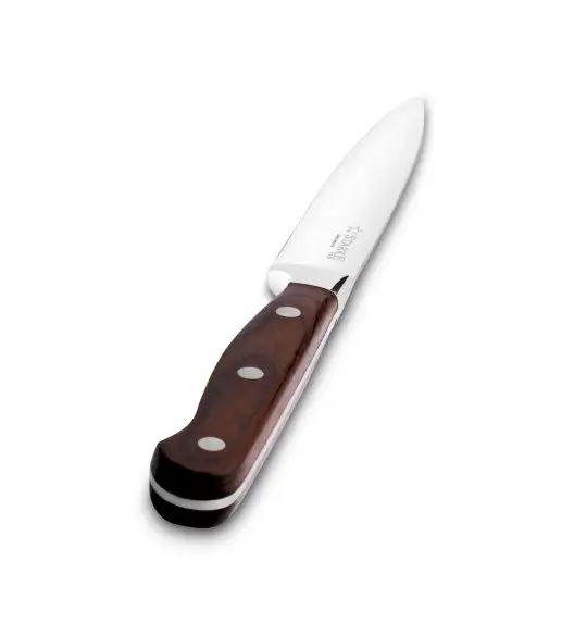 STARKE SILVA Nóż kuchenny uniwersalny 12,5 cm - drewniana rękojeść. Niemiecka jakość.
