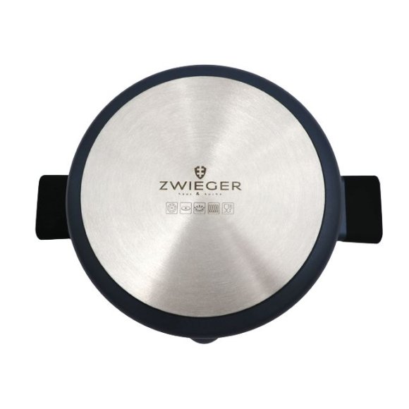 ZWIEGER VESNA Komplet 2 garnków z pokrywkami + Patelnie 20, 24, 28 cm / GREBLON C3 non-stick / indukcja