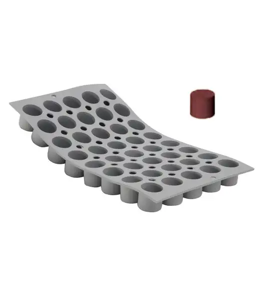 de Buyer ELASTOMOULE Silikonowa mata do ciastek - cylindrów