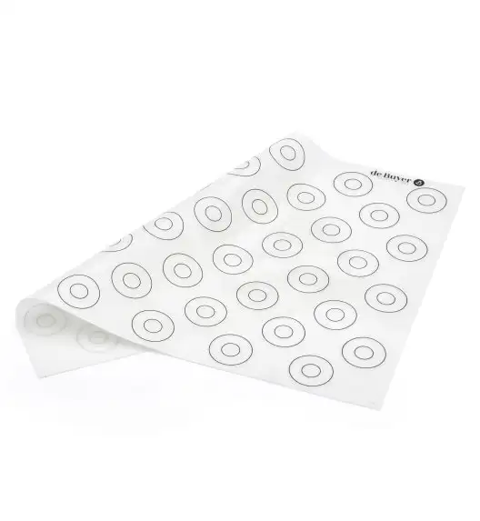 de Buyer Mata silikonowa - wzór makaroniki 40x30 cm