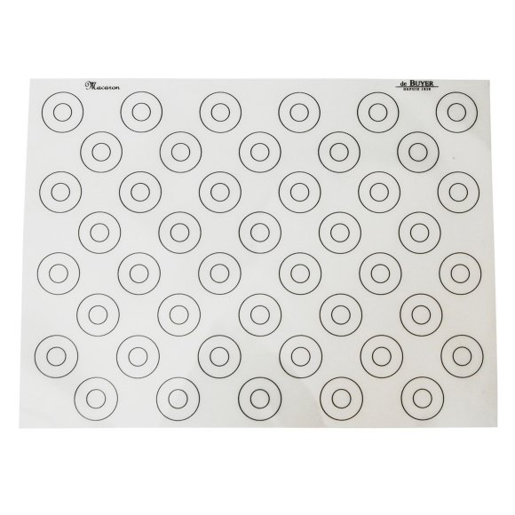 de Buyer Mata silikonowa - wzór makaroniki 40x30 cm