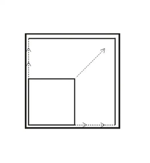 de Buyer Rant kwadratowy regulowany 30 cm