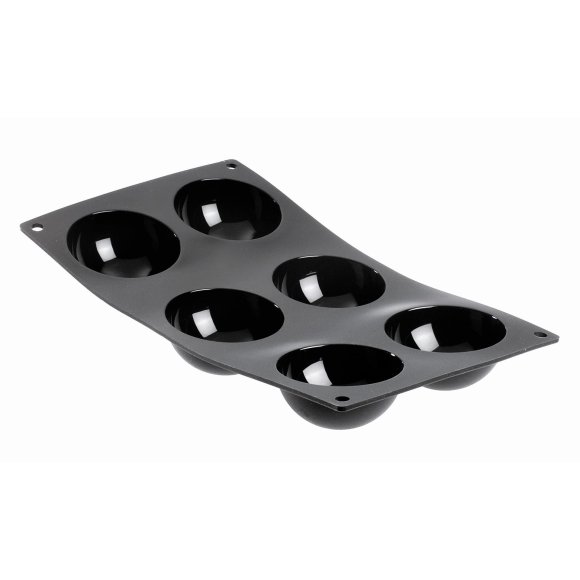 de Buyer MOUL'FLEX Mata silikonowa do ciastek - półkul