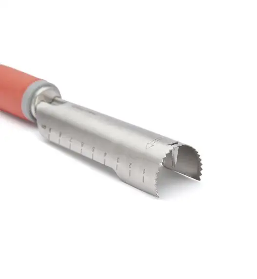 de Buyer Wydrążacz do warzyw i owoców / czerowona rączka