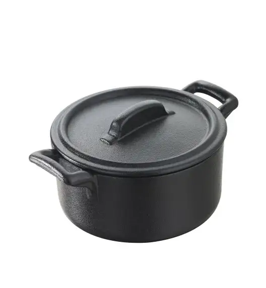 BELLE CUISINE NOIR garnuszek z pokrywą 200 ml