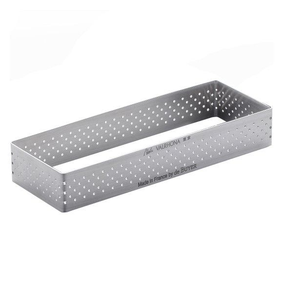 de Buyer Rant prostokątny perforowany 12x4 cm