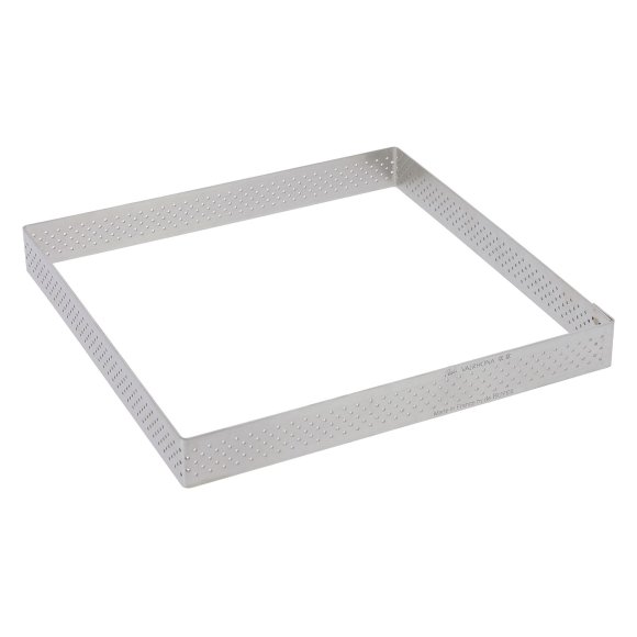 deBuyer Rant kwadratowy perforowany 17,5 cm