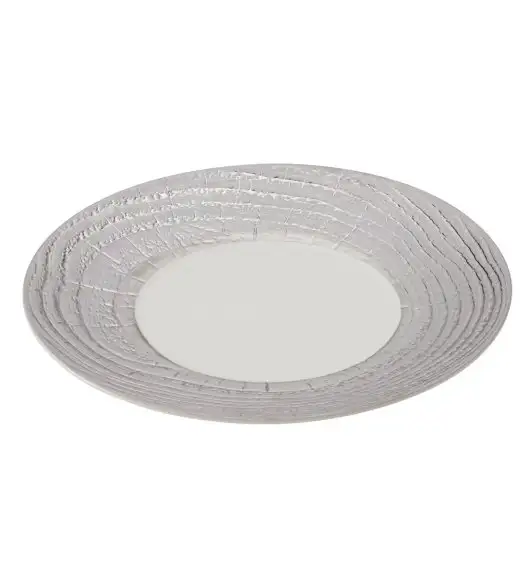 ARBORESCENCE talerz płaski 31 cm, srebrny