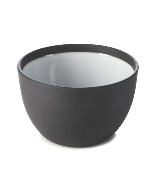 SOLID miska mała 11 cm, biało-czarna